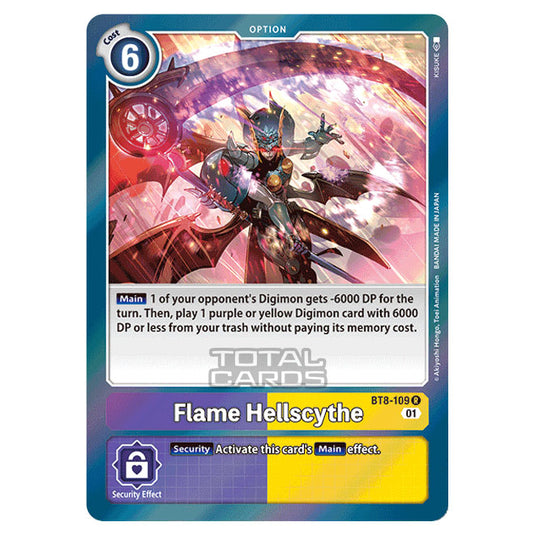 Digimon Card Game - New Awakening (BT08) - Flame Hellscythe (Rare) - BT8-109