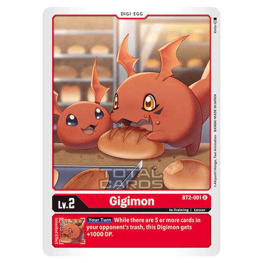 Digimon Card Game - Release Special Booster Ver.1.5 (BT01-03) - Gigimon (Uncommon) - BT2-001