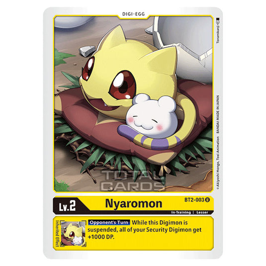 Digimon Card Game - Release Special Booster Ver.1.5 (BT01-03) - Nyaromon (Uncommon) - BT2-003