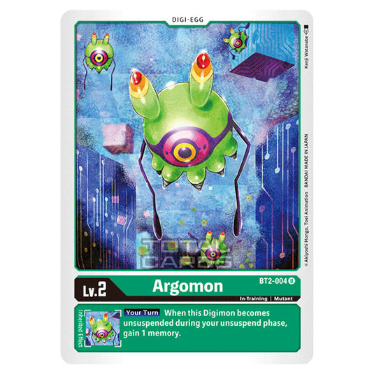 Digimon Card Game - Release Special Booster Ver.1.5 (BT01-03) - Argomon (Uncommon) - BT2-004