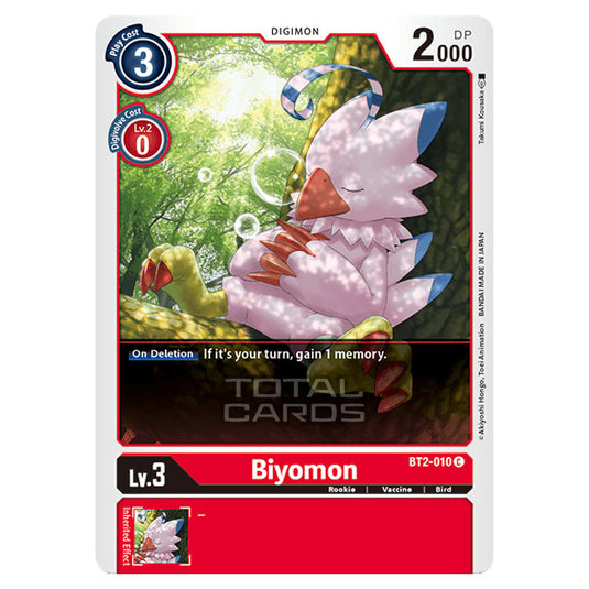 Digimon Card Game - Release Special Booster Ver.1.5 (BT01-03) - Biyomon (Common) - BT2-010