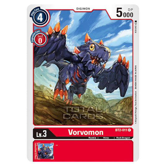 Digimon Card Game - Release Special Booster Ver.1.5 (BT01-03) - Vorvomon (Common) - BT2-011