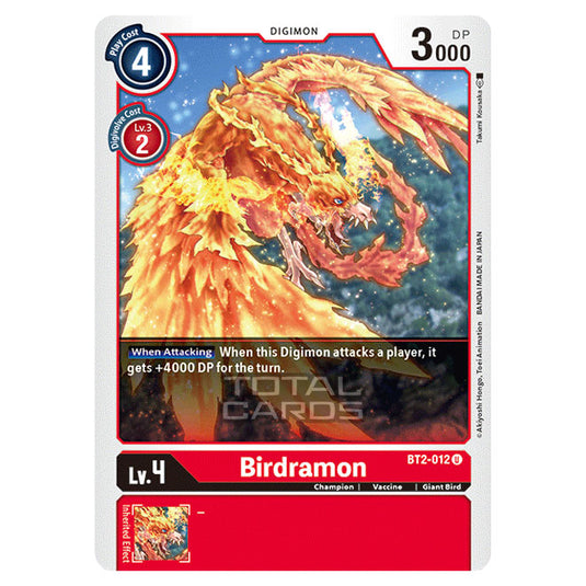 Digimon Card Game - Release Special Booster Ver.1.5 (BT01-03) - Birdramon (Uncommon) - BT2-012