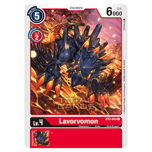 Digimon Card Game - Release Special Booster Ver.1.5 (BT01-03) - Lavorvomon (Common) - BT2-014