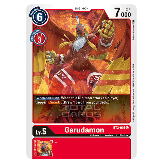 Digimon Card Game - Release Special Booster Ver.1.5 (BT01-03) - Garudamon (Common) - BT2-015