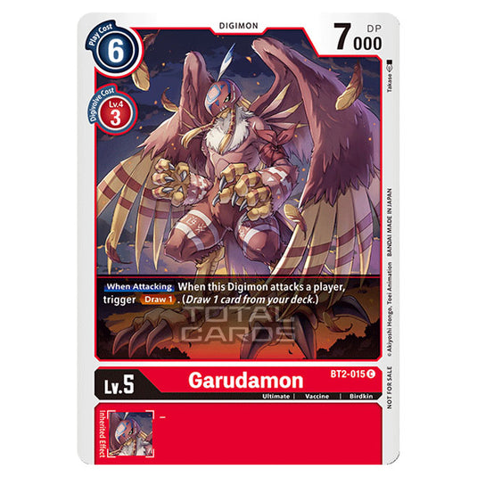 Digimon Card Game - Release Special Booster Ver.1.5 (BT01-03) - Garudamon (Common) - BT2-015A