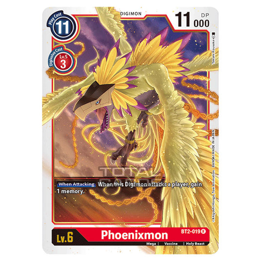 Digimon Card Game - Release Special Booster Ver.1.5 (BT01-03) - Phoenixmon (Rare) - BT2-019