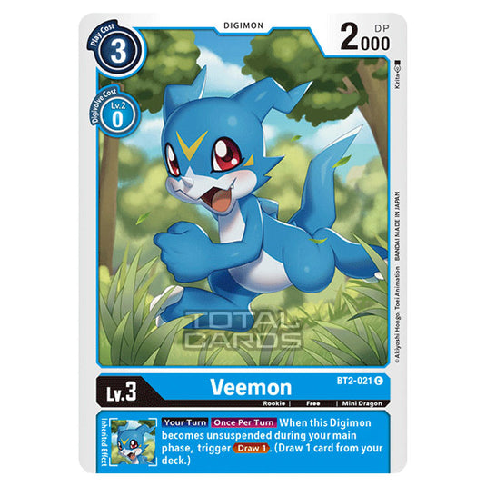Digimon Card Game - Release Special Booster Ver.1.5 (BT01-03) - Veemon (Common) - BT2-021