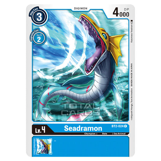 Digimon Card Game - Release Special Booster Ver.1.5 (BT01-03) - Seadramon (Common) - BT2-024