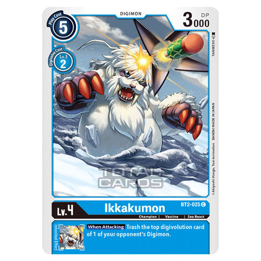 Digimon Card Game - Release Special Booster Ver.1.5 (BT01-03) - Ikkakumon (Common) - BT2-025