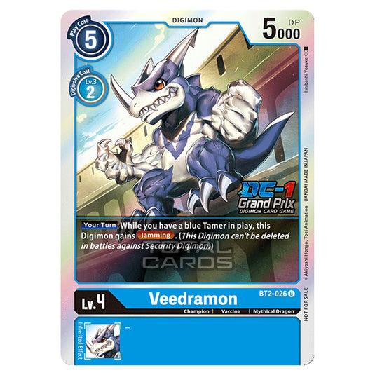 Digimon Card Game - Release Special Booster Ver.1.5 (BT01-03) - Veedramon (Uncommon) - BT2-026A