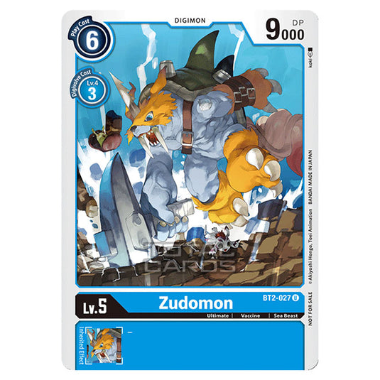 Digimon Card Game - Release Special Booster Ver.1.5 (BT01-03) - Zudomon (Uncommon) - BT2-027A