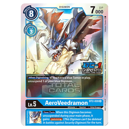 Digimon Card Game - Release Special Booster Ver.1.5 (BT01-03) - AeroVeedramon (Rare) - BT2-028AA