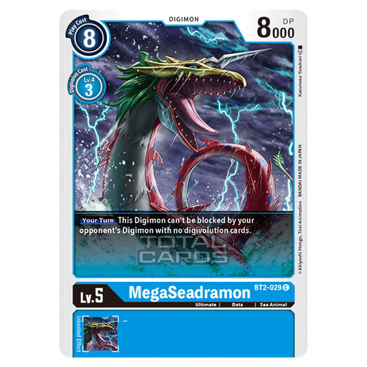 Digimon Card Game - Release Special Booster Ver.1.5 (BT01-03) - MegaSeadramon (Common) - BT2-029