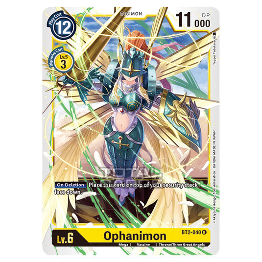 Digimon Card Game - Release Special Booster Ver.1.5 (BT01-03) - Ophanimon (Rare) - BT2-040