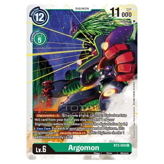 Digimon Card Game - Release Special Booster Ver.1.5 (BT01-03) - Argomon (Uncommon) - BT2-050