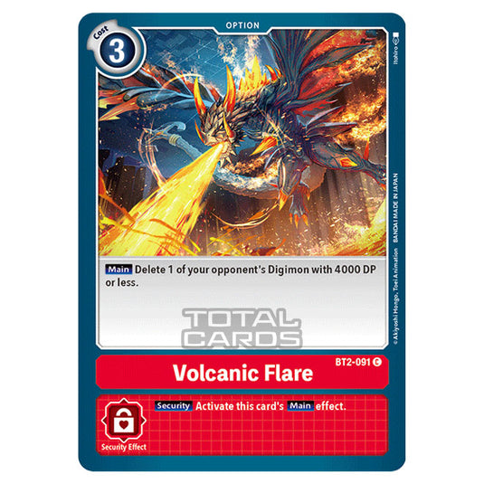 Digimon Card Game - Release Special Booster Ver.1.5 (BT01-03) - Volcanic Flare (Common) - BT2-091