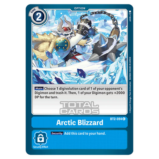 Digimon Card Game - Release Special Booster Ver.1.5 (BT01-03) - Arctic Blizzard (Common) - BT2-094