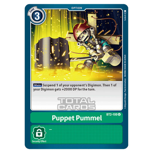 Digimon Card Game - Release Special Booster Ver.1.5 (BT01-03) - Puppet Pummel (Uncommon) - BT2-100