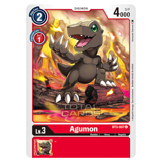 Digimon Card Game - Release Special Booster Ver.1.5 (BT01-03) - Agumon (Common) - BT3-007