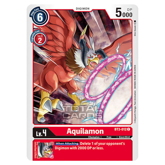 Digimon Card Game - Release Special Booster Ver.1.5 (BT01-03) - Aquilamon (Common) - BT3-012