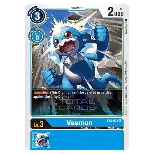 Digimon Card Game - Release Special Booster Ver.1.5 (BT01-03) - Veemon (Rare) - BT3-021