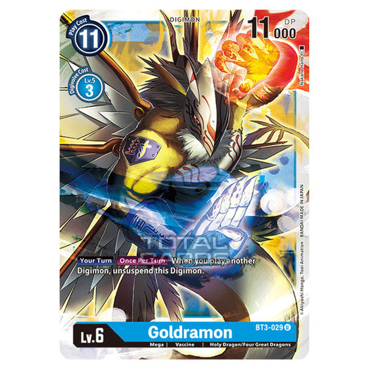 Digimon Card Game - Release Special Booster Ver.1.5 (BT01-03) - Goldramon (Uncommon) - BT3-029