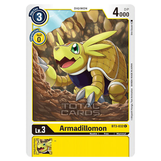Digimon Card Game - Release Special Booster Ver.1.5 (BT01-03) - Armadillomon (Common) - BT3-032