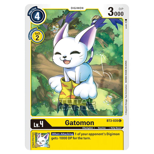 gatomon digimon card TCG - BT2-036 (U) Digimon Card - Gatomon-x by