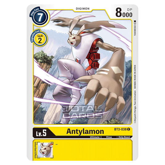 Digimon Card Game - Release Special Booster Ver.1.5 (BT01-03) - Antylamon (Common) - BT3-038