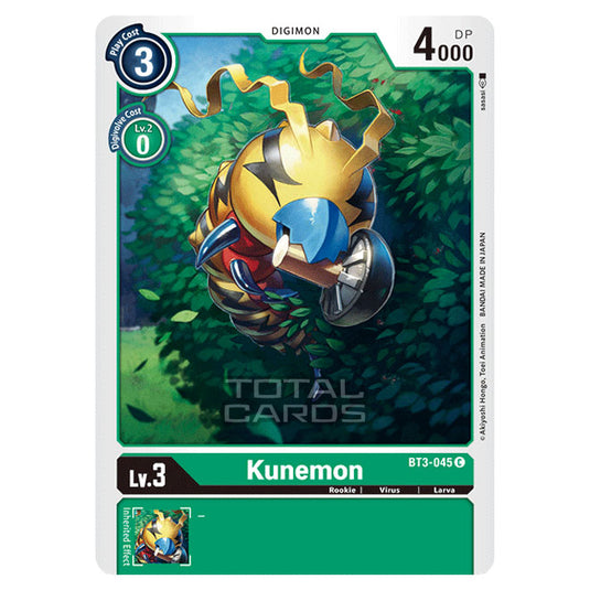 Digimon Card Game - Release Special Booster Ver.1.5 (BT01-03) - Kunemon (Common) - BT3-045