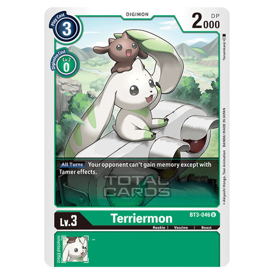 Digimon Card Game - Release Special Booster Ver.1.5 (BT01-03) - Terriermon (Uncommon) - BT3-046