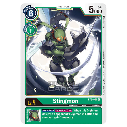 Digimon Card Game - Release Special Booster Ver.1.5 (BT01-03) - Stingmon (Rare) - BT3-050