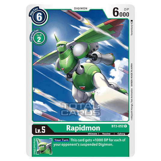 Digimon Card Game - Release Special Booster Ver.1.5 (BT01-03) - Rapidmon (Common) - BT3-052