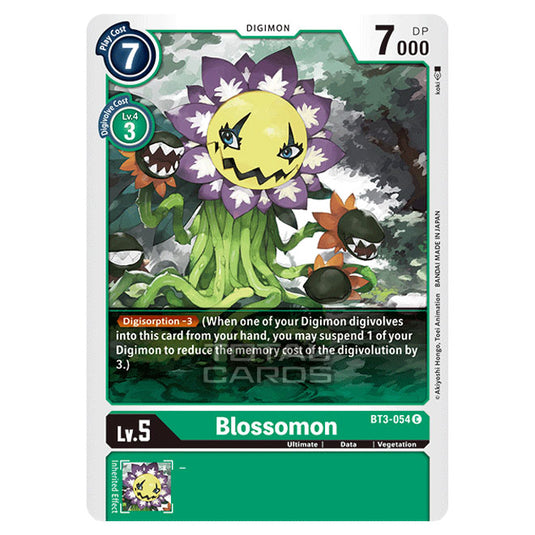 Digimon Card Game - Release Special Booster Ver.1.5 (BT01-03) - Blossomon (Common) - BT3-054