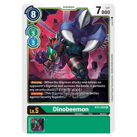 Digimon Card Game - Release Special Booster Ver.1.5 (BT01-03) - Dinobeemon (Rare) - BT3-055