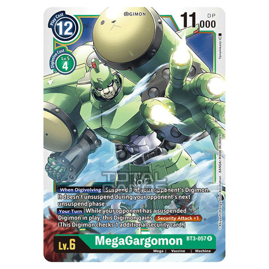 Digimon Card Game - Release Special Booster Ver.1.5 (BT01-03) - MegaGargomon (Rare) - BT3-057