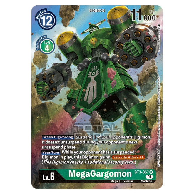 Digimon Card Game MegaGargomon (Rare) BT6 1st Anniversary pack B