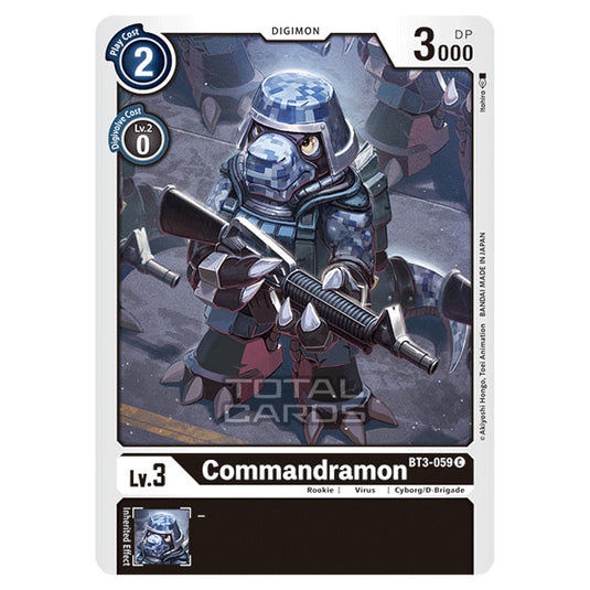 Digimon Card Game - Release Special Booster Ver.1.5 (BT01-03) - Commandramon (Common) - BT3-059