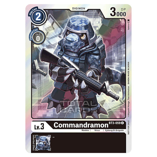 Digimon Card Game - Release Special Booster Ver.1.5 (BT01-03) - Commandramon (Common) - BT3-059A
