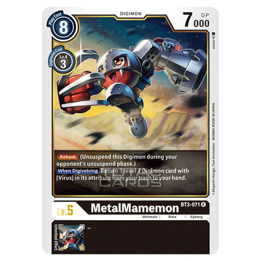 Digimon Card Game - Release Special Booster Ver.1.5 (BT01-03) - MetalMamemon (Rare) - BT3-071