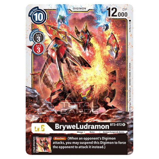 Digimon Card Game - Release Special Booster Ver.1.5 (BT01-03) - BryweLudramon (Rare) - BT3-072