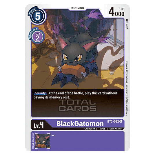 Digimon Card Game - Release Special Booster Ver.1.5 (BT01-03) - BlackGatomon (Uncommon) - BT3-082