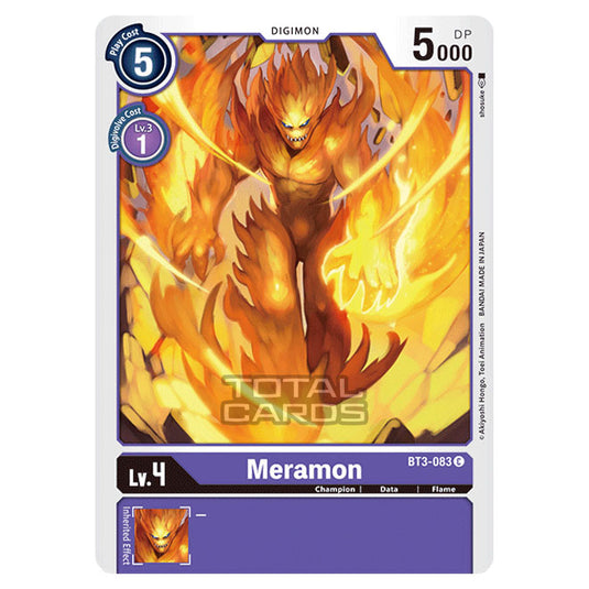Digimon Card Game - Release Special Booster Ver.1.5 (BT01-03) - Meramon (Common) - BT3-083