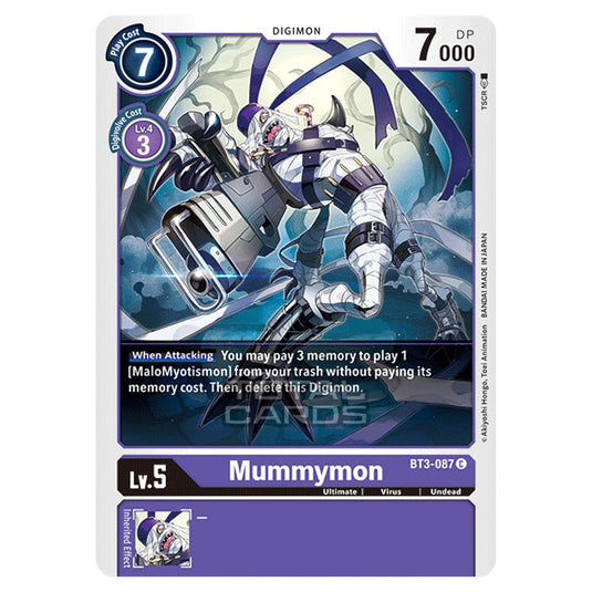 Digimon Card Game - Release Special Booster Ver.1.5 (BT01-03) - Mummymon (Common) - BT3-087