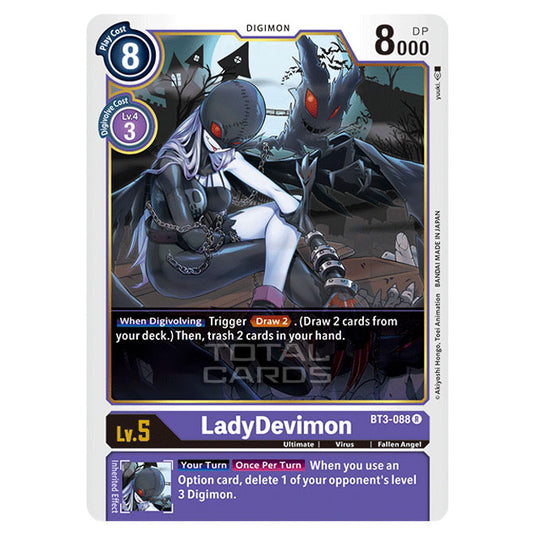 Digimon Card Game - Release Special Booster Ver.1.5 (BT01-03) - LadyDevimon (Rare) - BT3-088