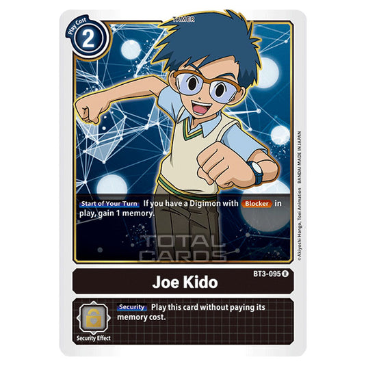 Digimon Card Game - Release Special Booster Ver.1.5 (BT01-03) - Joe Kido (Rare) - BT3-095