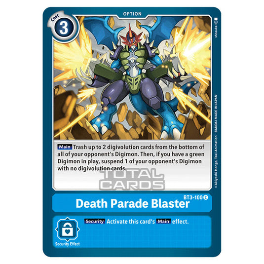 Digimon Card Game - Release Special Booster Ver.1.5 (BT01-03) - Death Parade Blaster (Common) - BT3-100