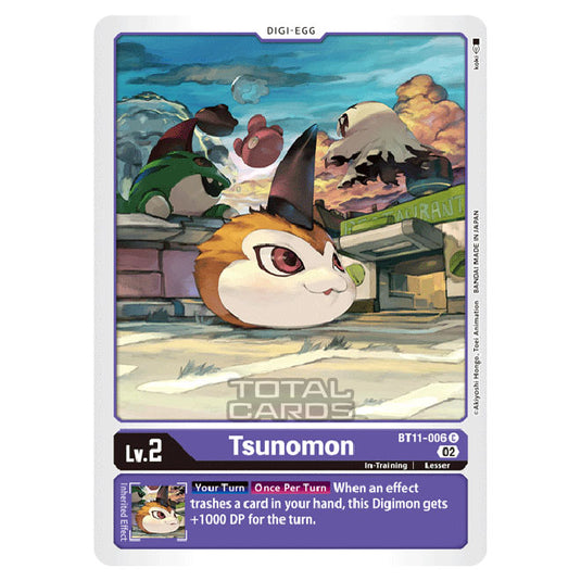 Digimon Card Game - BT-11 - Dimensional Phase - Tsunomon - (Common) - Digimon Card Game - BT-11 - Dimensional Phase - Tsunomon - (Common) -