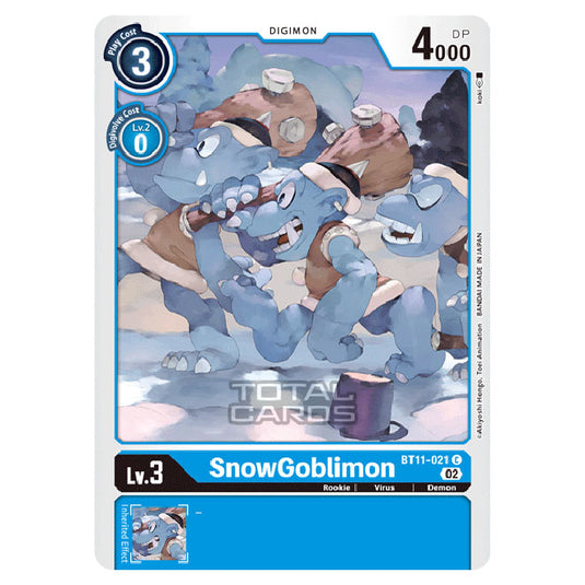 Digimon Card Game - BT-11 - Dimensional Phase - SnowGoblimon - (Common) - BT11-021